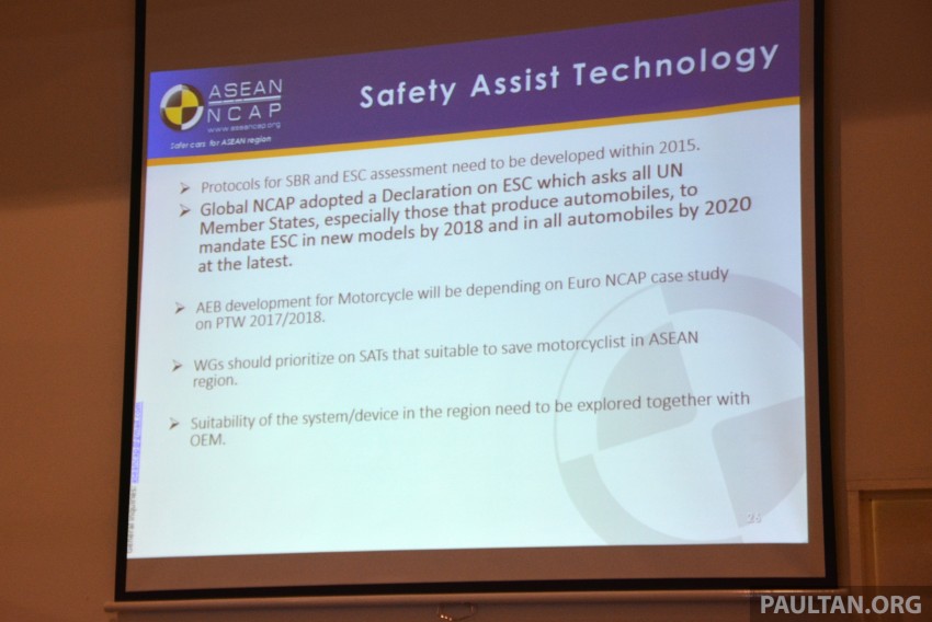 ASEAN NCAP updates – new testing protocols by 2020 331537