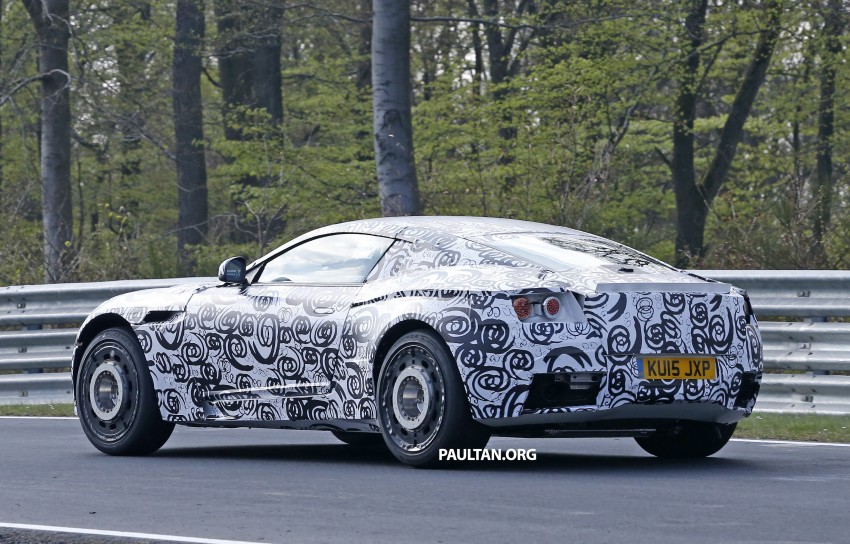 SPYSHOTS: Aston Martin DB11 is a stunner with camo 331592