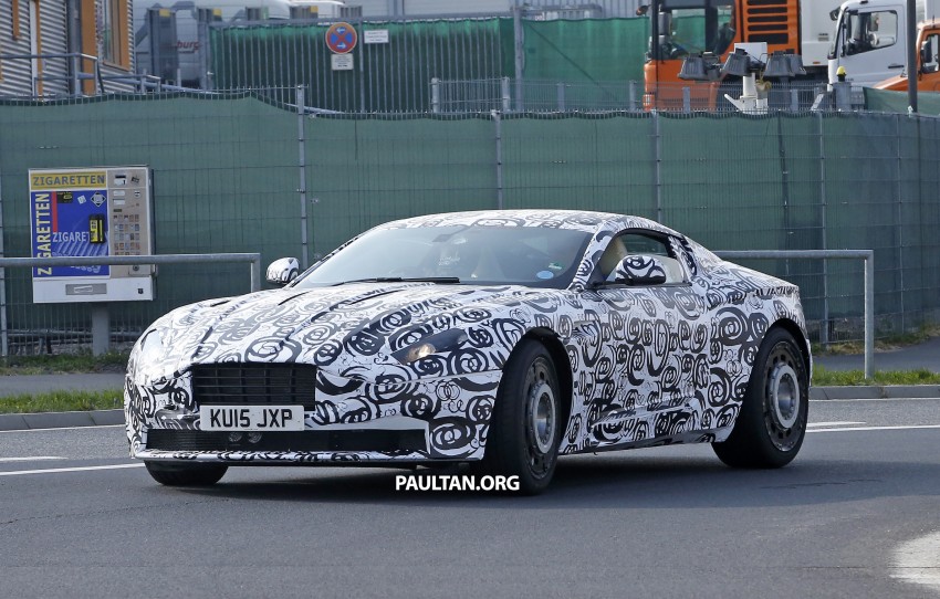 SPYSHOTS: Aston Martin DB11 is a stunner with camo 331596