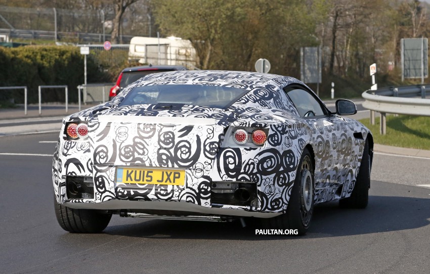 SPYSHOTS: Aston Martin DB11 is a stunner with camo 331586