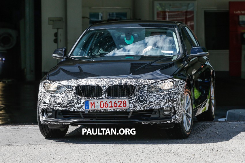 SPIED: BMW 3-Series F30 LCI drops some camo 334297