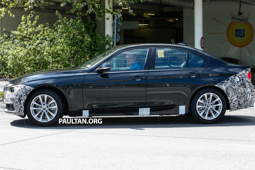 SPIED: BMW 3-Series F30 LCI drops some camo 334294