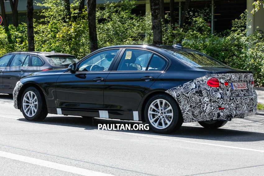 SPIED: BMW 3-Series F30 LCI drops some camo 334293