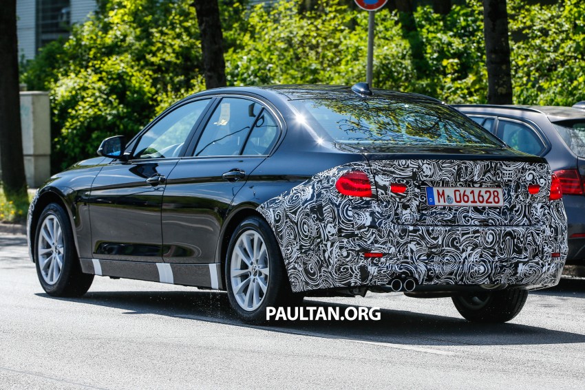 SPIED: BMW 3-Series F30 LCI drops some camo 334292