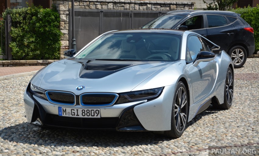 DRIVEN: BMW i8 plug-in hybrid sports car in Milan 329788