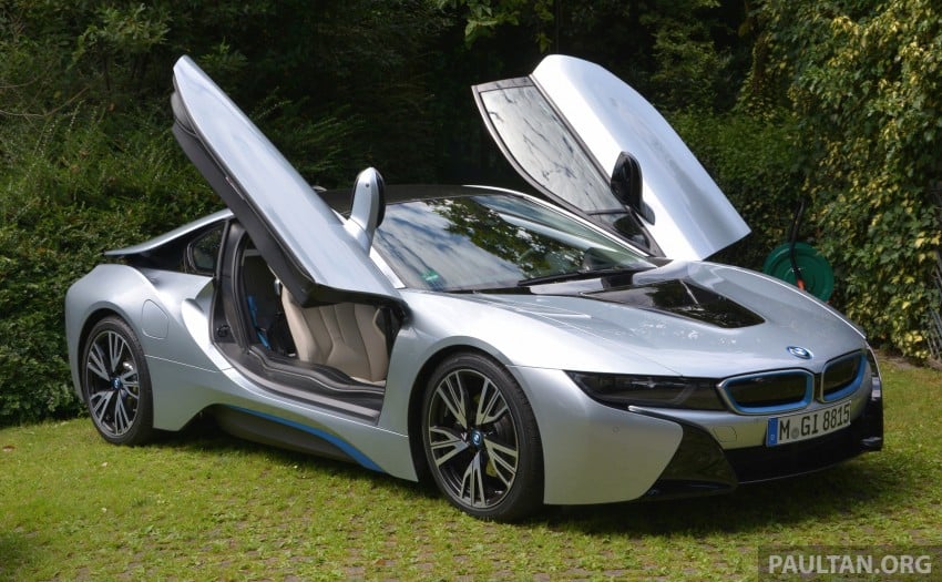 DRIVEN: BMW i8 plug-in hybrid sports car in Milan 329789