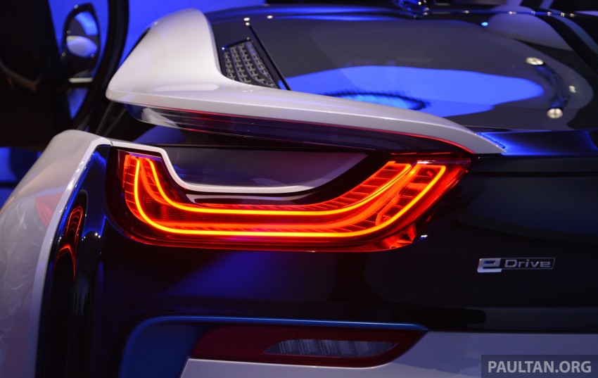 DRIVEN: BMW i8 plug-in hybrid sports car in Milan 329805