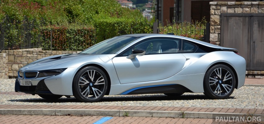 DRIVEN: BMW i8 plug-in hybrid sports car in Milan 329777