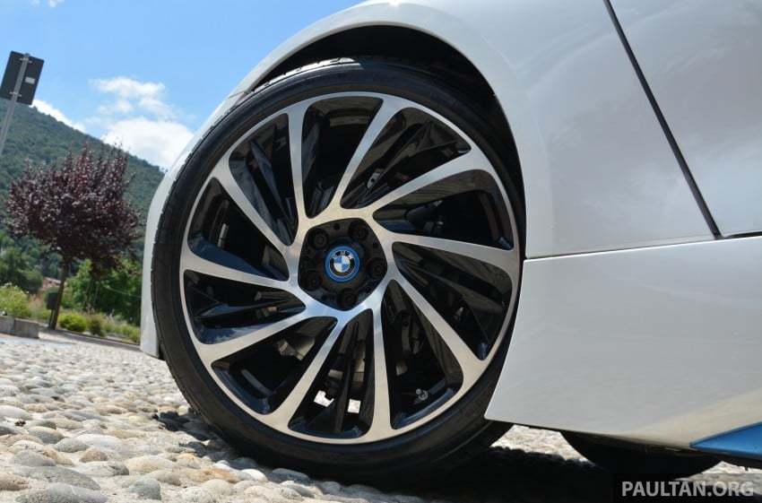 DRIVEN: BMW i8 plug-in hybrid sports car in Milan 329820