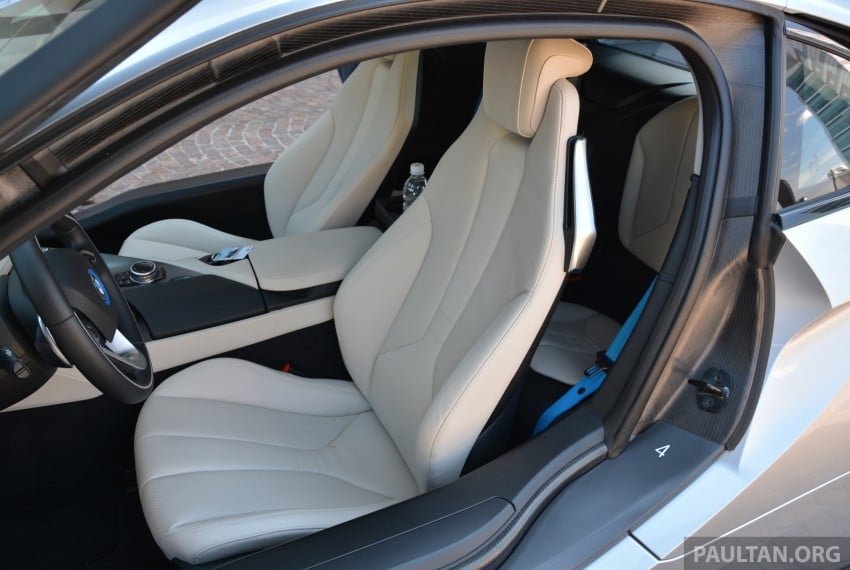DRIVEN: BMW i8 plug-in hybrid sports car in Milan 329822