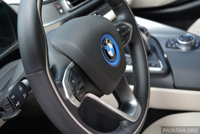 DRIVEN: BMW i8 plug-in hybrid sports car in Milan 329830