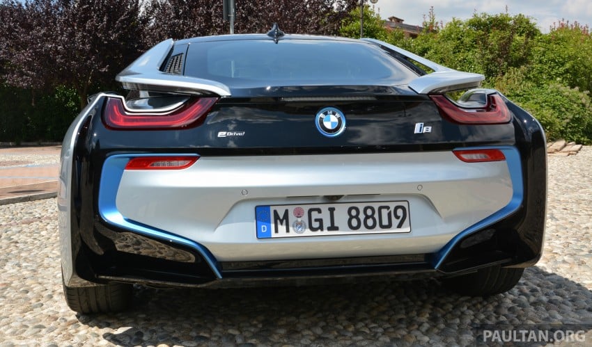 DRIVEN: BMW i8 plug-in hybrid sports car in Milan 329780