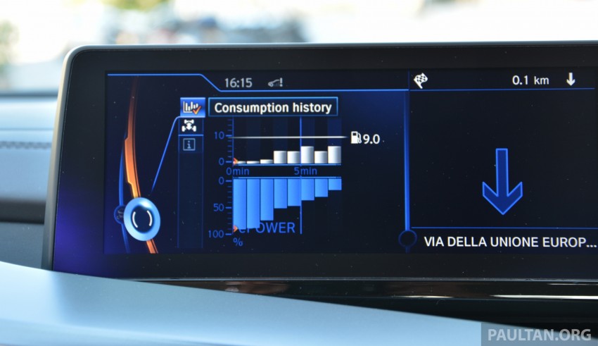 DRIVEN: BMW i8 plug-in hybrid sports car in Milan 329848