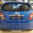 Chevrolet Sonic 1.6 hatchback and sedan introduced