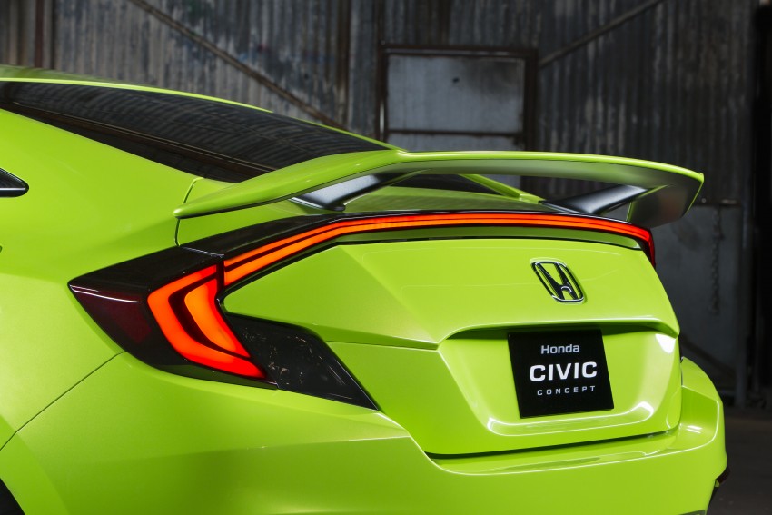 Honda Civic Concept debuts in NYC, previews tenth-gen for ASEAN – Type R hatch confirmed for US Image #323886