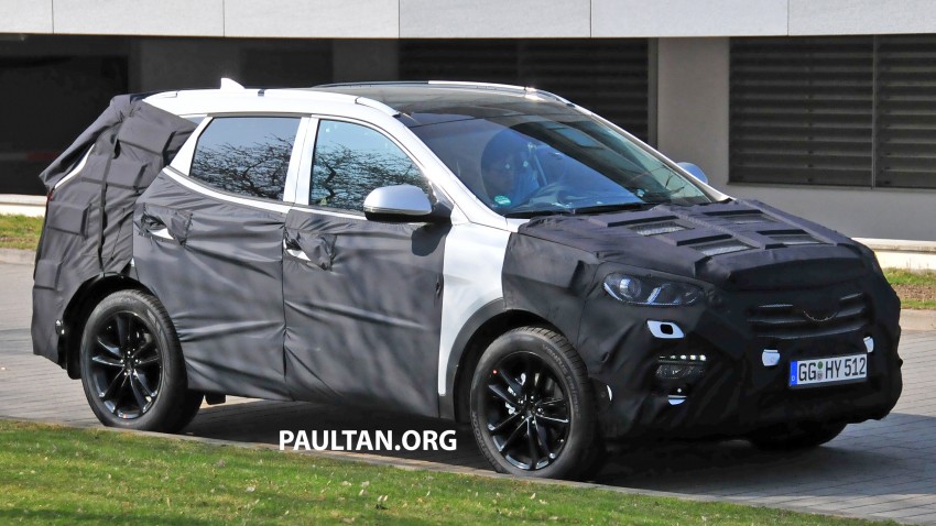 SPIED: Hyundai Santa Fe facelift revised inside out 327531