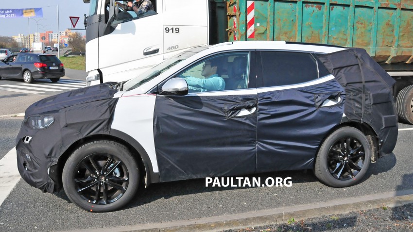 SPIED: Hyundai Santa Fe facelift revised inside out 327528