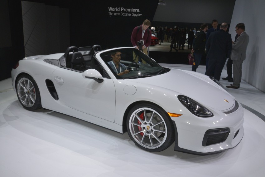New Porsche Boxster Spyder to debut at NYIAS 2015 324436