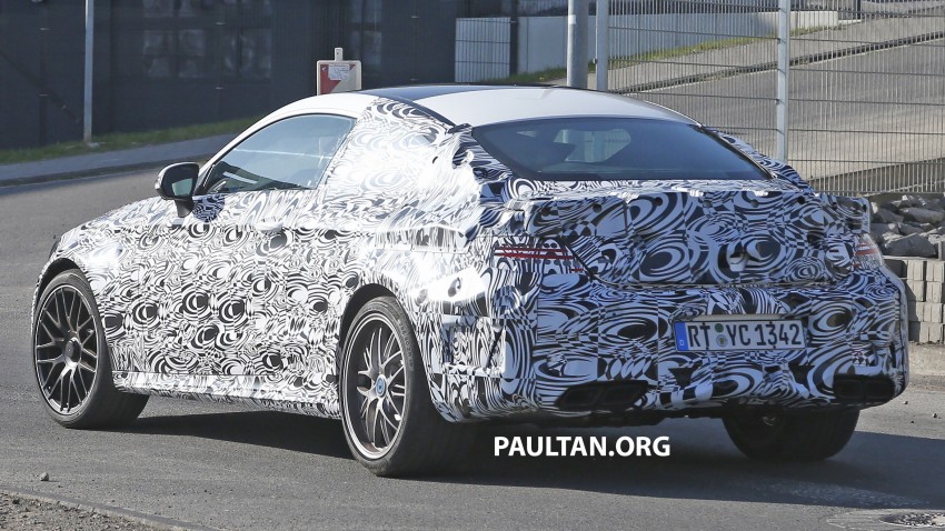 SPIED: Mercedes-AMG C 63 Coupe looks the business 331311