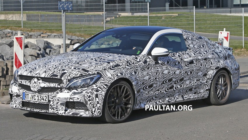 SPIED: Mercedes-AMG C 63 Coupe looks the business 331309