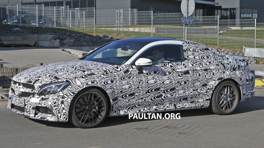 SPIED: Mercedes-AMG C 63 Coupe looks the business 331308