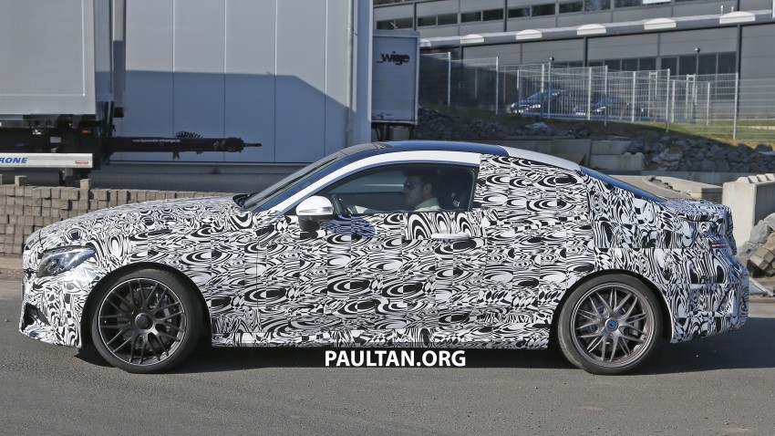 SPIED: Mercedes-AMG C 63 Coupe looks the business 331306
