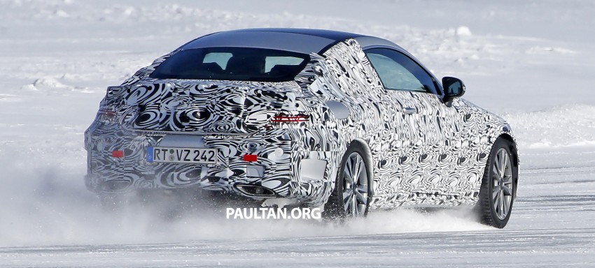 SPIED: Mercedes-Benz C-Class Coupe figure skating 325548