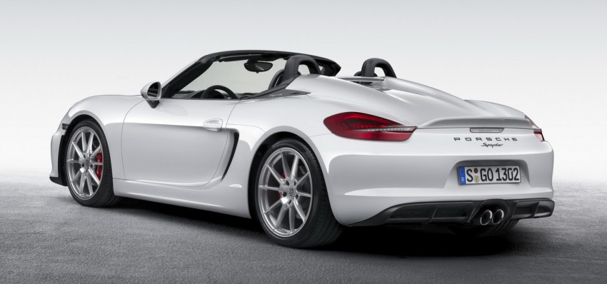 New Porsche Boxster Spyder to debut at NYIAS 2015 323284