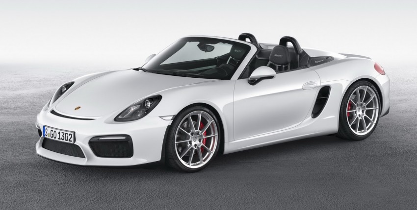 New Porsche Boxster Spyder to debut at NYIAS 2015 323293