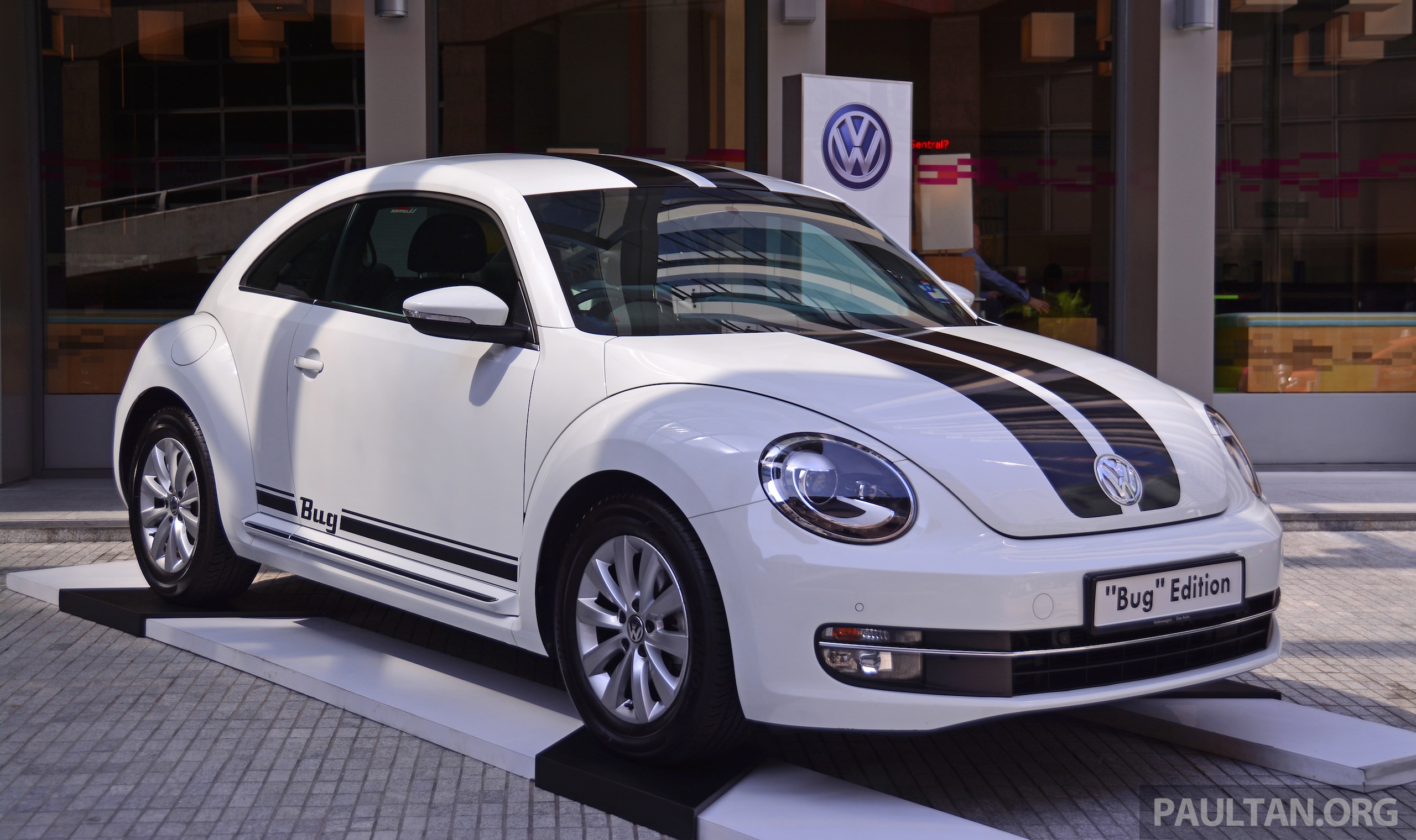 Volkswagen Beetle с полосками