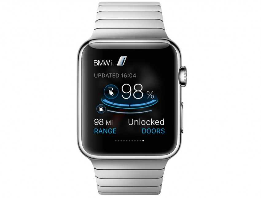 BMW i Remote App – BMW i3, i8 info on Apple Watch 333338