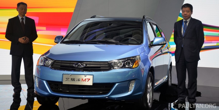 Shanghai 2015: Chery Arrizo M7 is a Maxime for China 330415