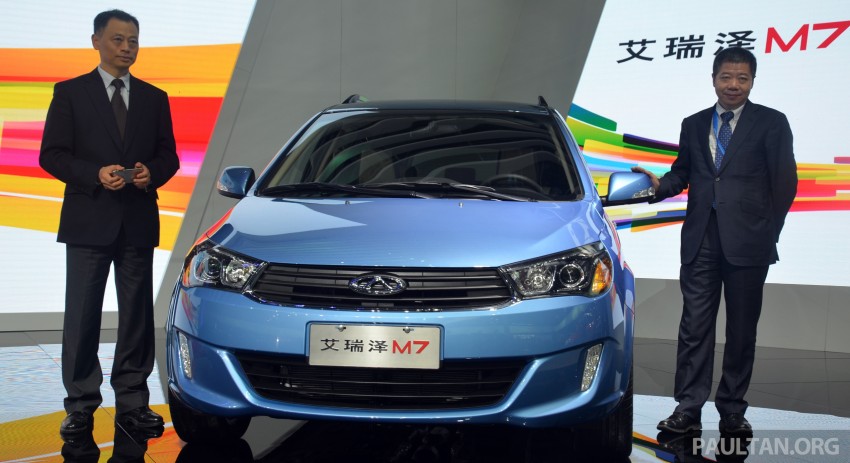 Shanghai 2015: Chery Arrizo M7 is a Maxime for China 330416