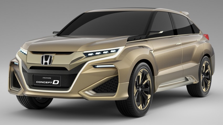 Shanghai 2015: Honda Concept D previews new SUV 330659