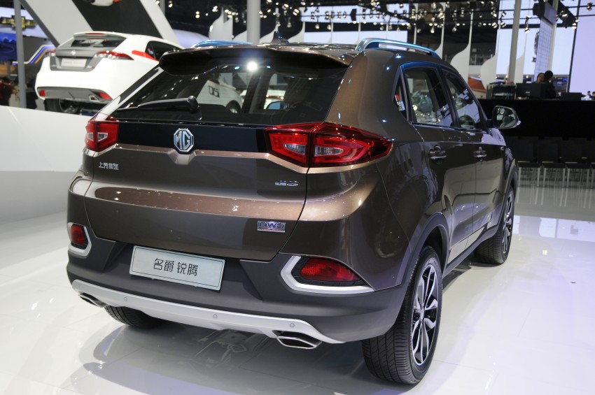 Shanghai 2015: MG GS unveiled, with 217 hp 2.0 turbo 331052