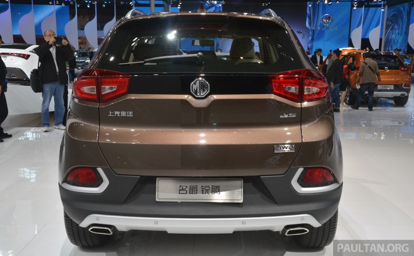 Shanghai 2015: MG GS unveiled, with 217 hp 2.0 turbo 331644