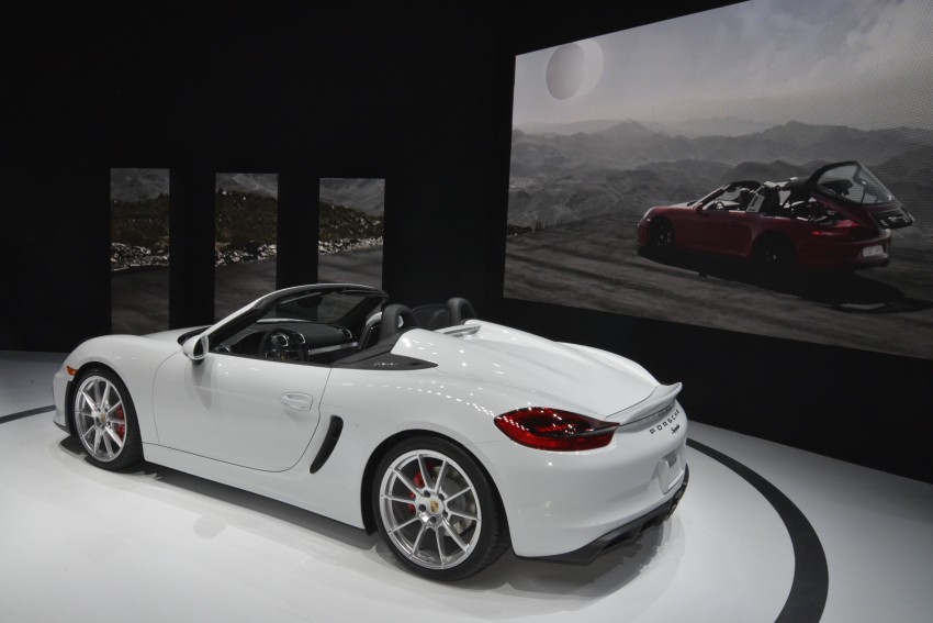 New Porsche Boxster Spyder to debut at NYIAS 2015 325483