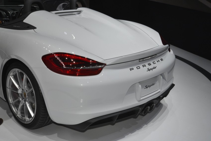New Porsche Boxster Spyder to debut at NYIAS 2015 325485
