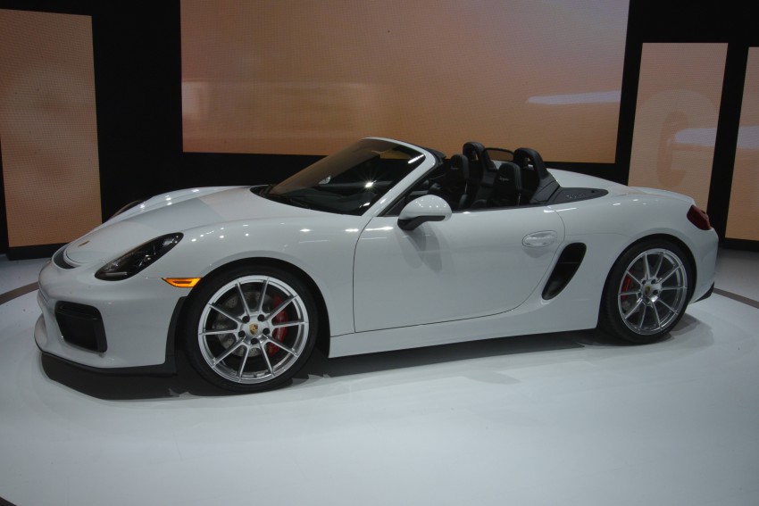 New Porsche Boxster Spyder to debut at NYIAS 2015 325491