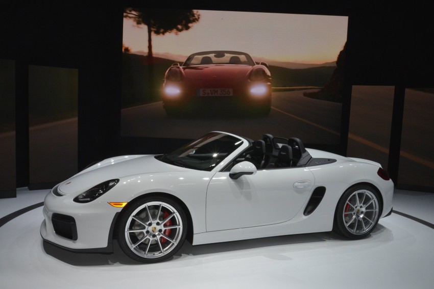 New Porsche Boxster Spyder to debut at NYIAS 2015 325493