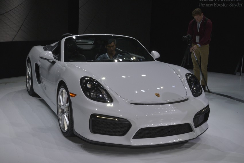 New Porsche Boxster Spyder to debut at NYIAS 2015 325499