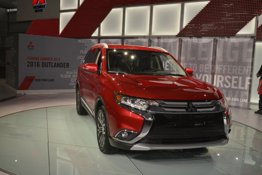 2016 Mitsubishi Outlander officially shows its face 325454