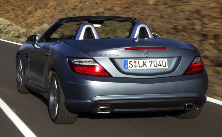 R172 Mercedes-Benz SLK-Class updated with new 2.0 turbo engine, transmissions and added equipment 326279