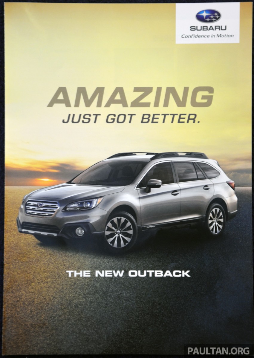 2015 Subaru Outback 2.5i-S launched in Msia: RM225k 334164