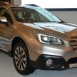 2015 Subaru Outback 2.5i-S launched in Msia: RM225k