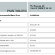 GST: No change in Volkswagen Malaysia’s retail prices