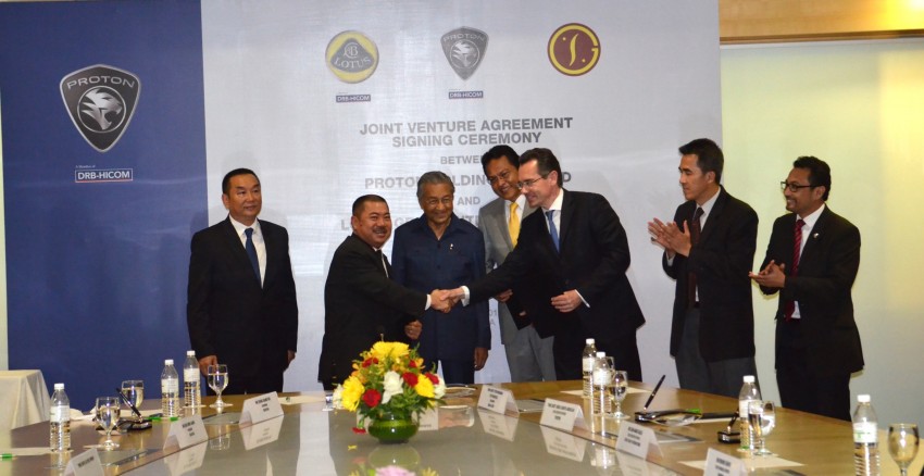 Proton, Lotus Group and Goldstar sign JV agreement – to develop Lotus-branded passenger cars for China 329693