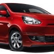 LA 2015: 2017 Mitsubishi Mirage – facelift with a grille