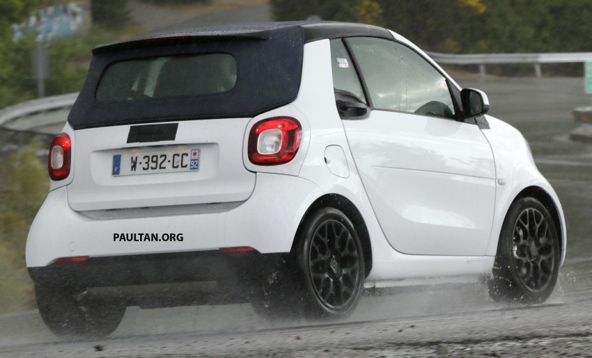 SPYSHOTS: 2016 smart fortwo cabrio captured again! 342801