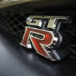 R35 Nissan GT-R rendered as BTTF time machine